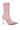 The AZALEA WANG NICKLAS Pink Leopard Stiletto Bootie features a pointed toe, sheer mesh upper, and subtle leopard print. Its sleek silhouette and high heel give this standout ankle boot an elegant, fashionable edge.