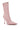The AZALEA WANG NICKLAS PINK LEOPARD STILETTO BOOTIE features a pointed toe and is covered in sheer floral lace fabric for an elegant, striking look.