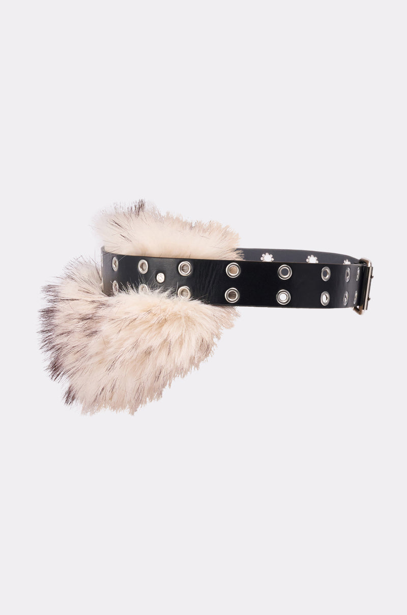 IN THE SNOW FAUX FUR BELT – AKIRA IN THE SNOW FAUX FUR BELT – AKIRA