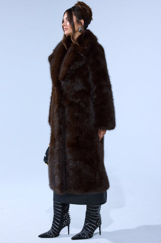The Oslo Faux Fur Maxi Coat