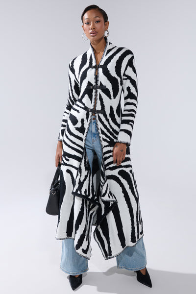 THE RICH BITCH IS HERE LONG CARDIGAN – AKIRA