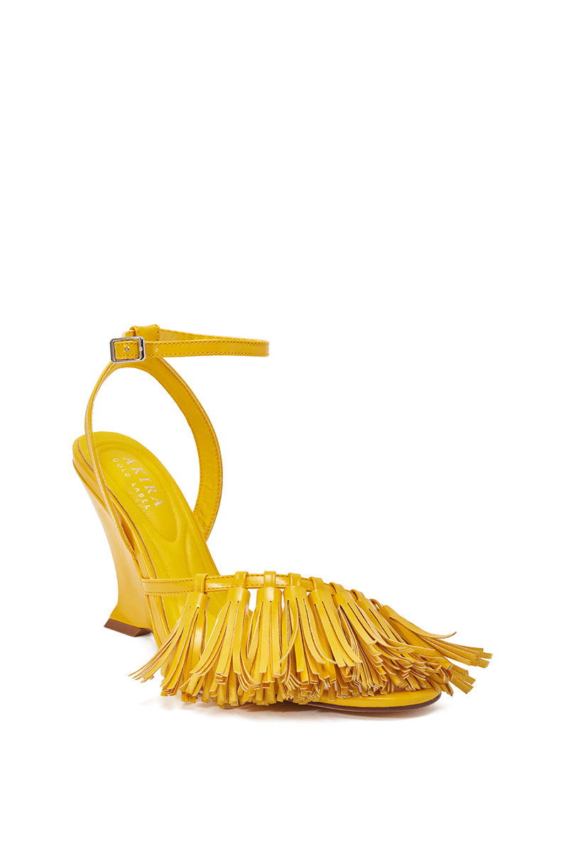 PEELSLOWLY アシメフレアドレス AZALEA WANG KELEDER OLIVE CROC PEEP TOE PUMP – AKIRA