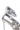 AZALEA WANG ROBINSON SILVER WATCH SHOE STILETTO SANDAL