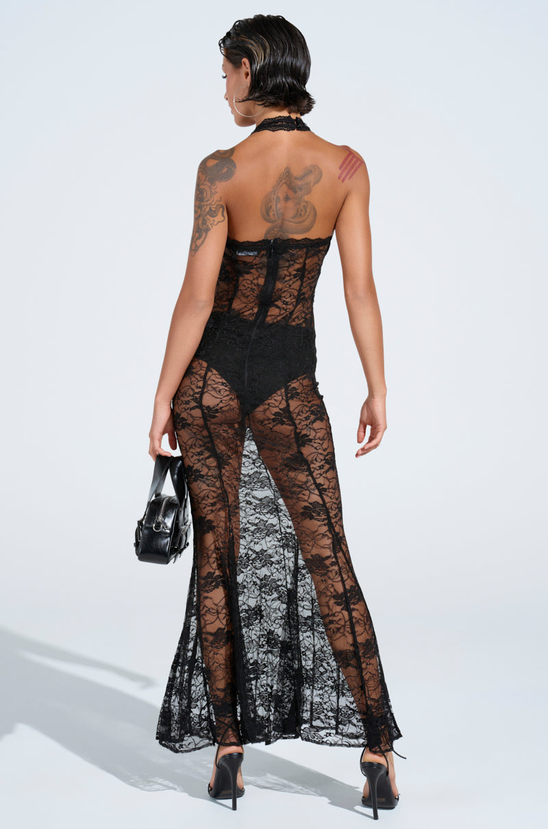 AFTER HOURS LACE MAXI DRESS – AKIRA