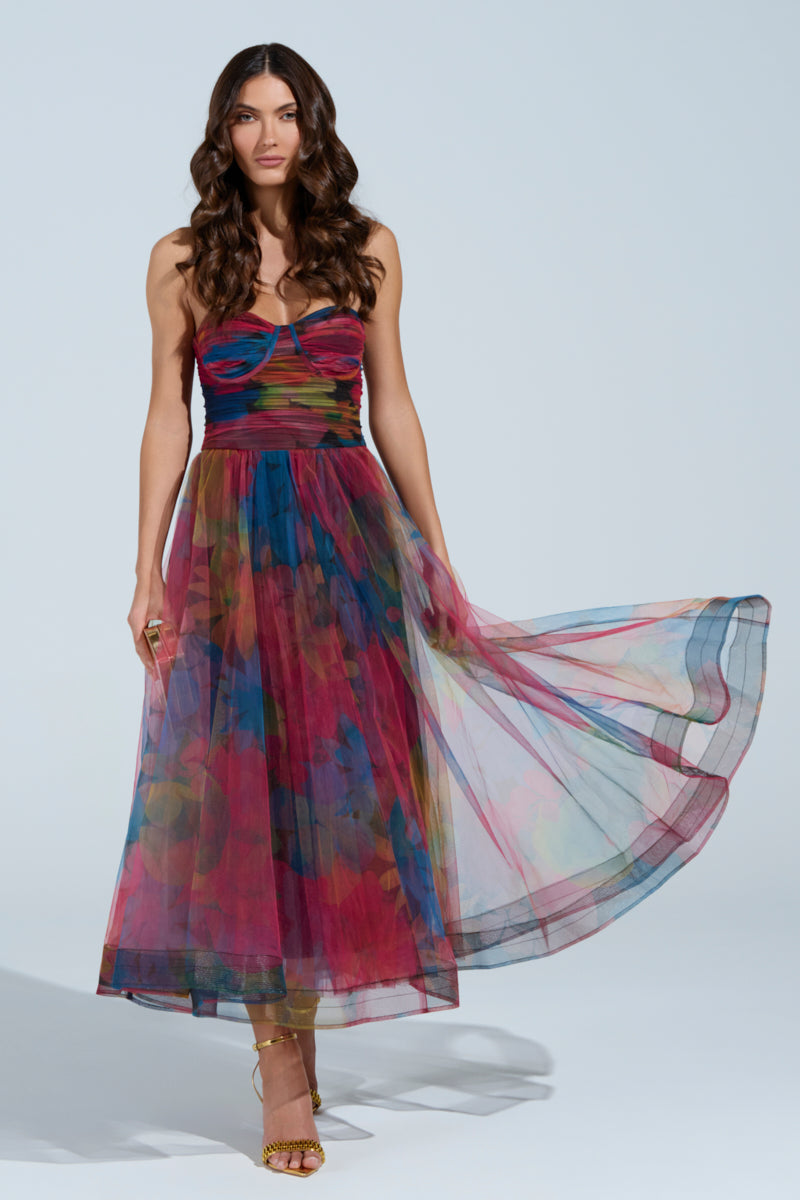 MEGAN STRAPLESS MAXI DRESS AKIRA MEGAN STRAPLESS MAXI DRESS AKIRA