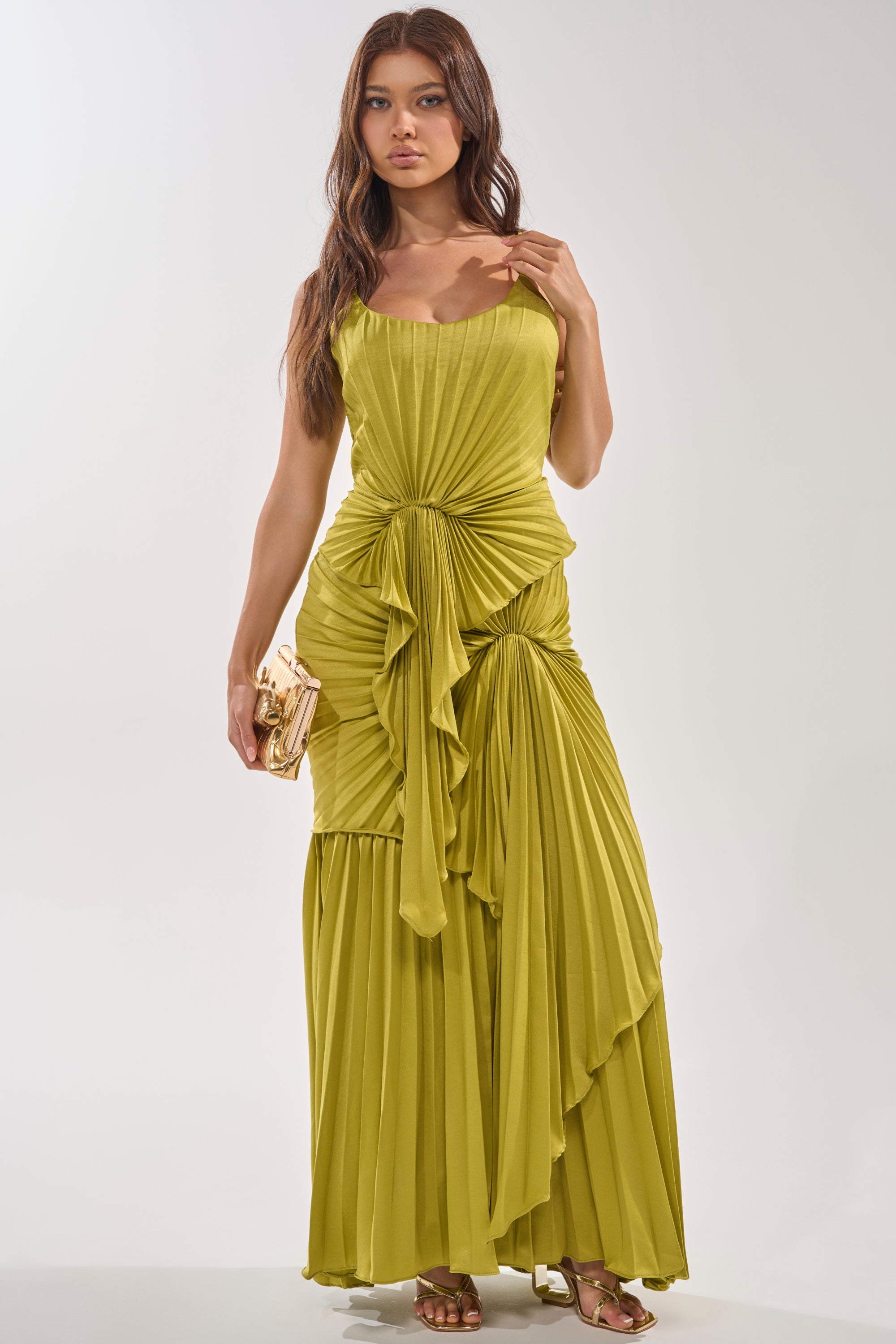 chartreuse colour dress Clarisse 810493 CHARTREUSE PROM DRESS – PROM BAE main image 0