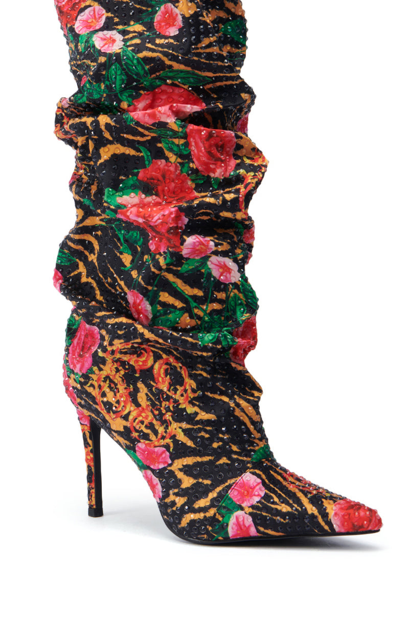 あっちゃむ❀㉓SUKALA Lレギンス花柄 M レッドパープル＆タンク AZALEA WANG RYLAND MULTI STILETTO BOOT – AKIRA