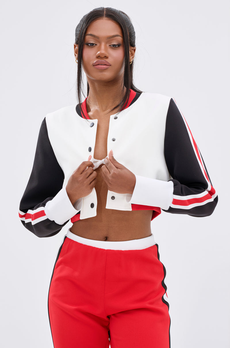 NEW RAYE CROPPED BOMBER – AKIRA