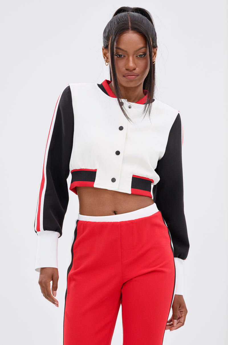 NEW RAYE CROPPED BOMBER – AKIRA