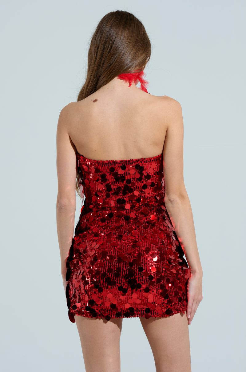 shine bright strapless sequin mini dress SHINE BRIGHT SEQUIN MINI DRESS – AKIRA