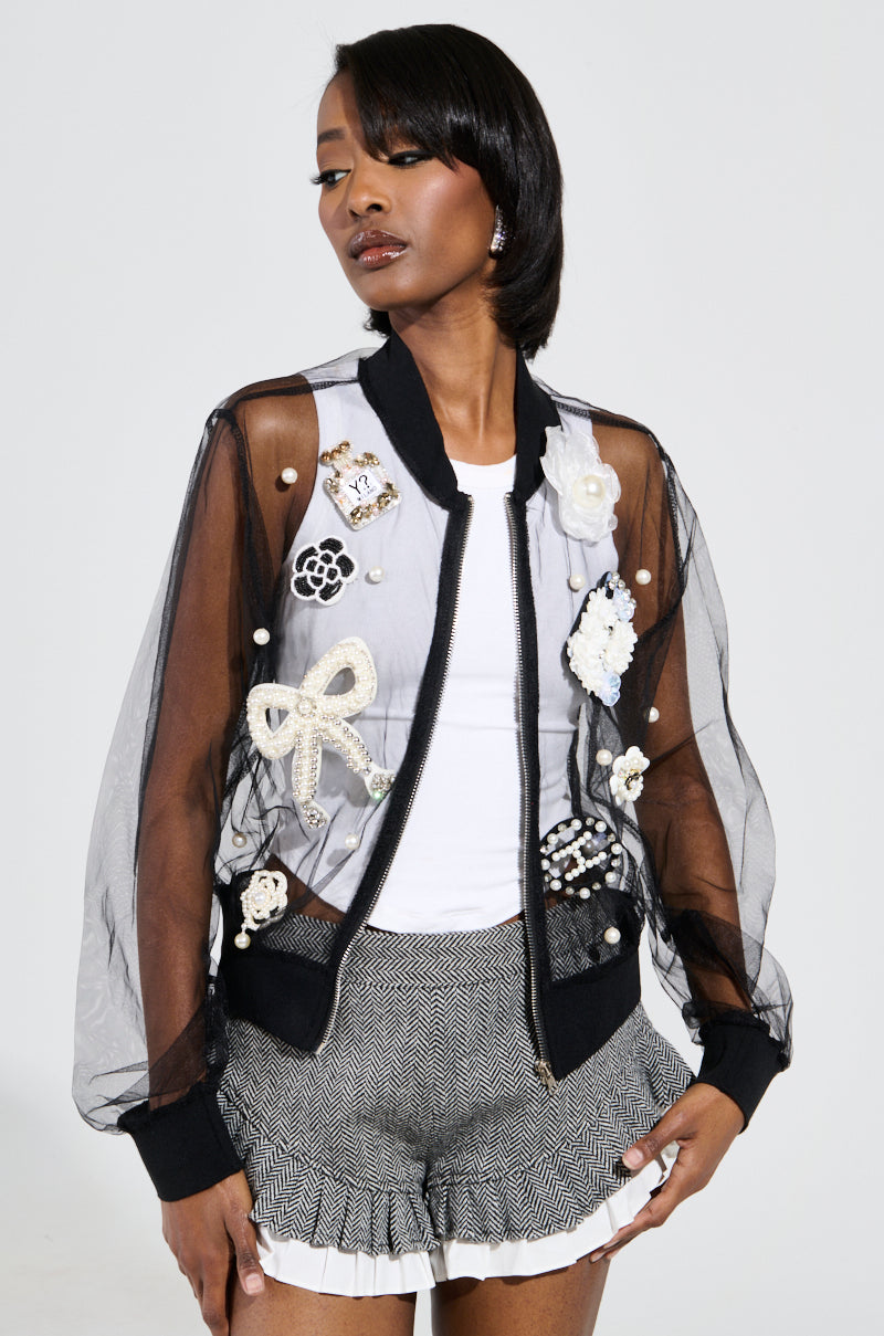 LOOK AT ME GO MESH BOMBER JACKET – AKIRA