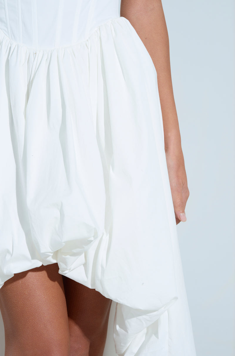 SOFIA POPLIN HIGH LOW MINI DRESS AKIRA SOFIA POPLIN HIGH LOW MINI DRESS AKIRA