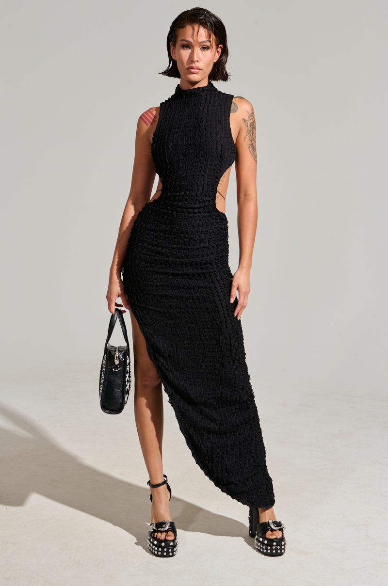 LET LOOSE MESH MAXI DRESS AKIRA LET LOOSE MESH MAXI DRESS AKIRA