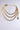 The BUY ME THIS NECKLACE features layered faux gold chains with three thick Cuban links and an extension clasp, accented by a small gold padlock charm hanging from one side, displayed on a plain light background.