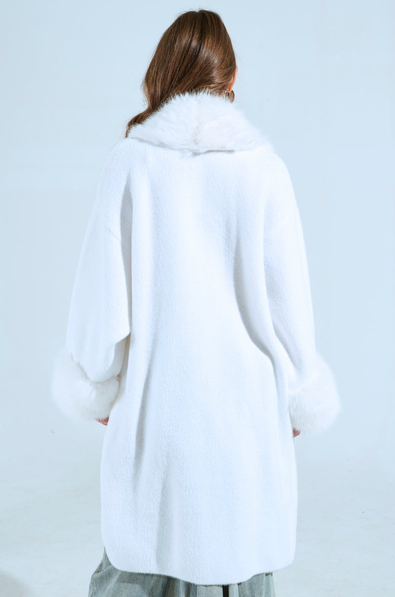 SNOW BUNNY LONG CARDIGAN – AKIRA - Main Image