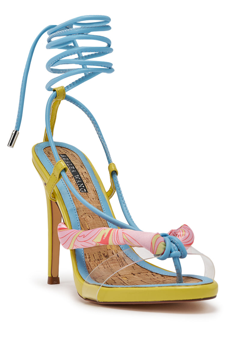 AZALEA WANG SOMERSET CITRON MULTI STILETTO SANDAL – AKIRA