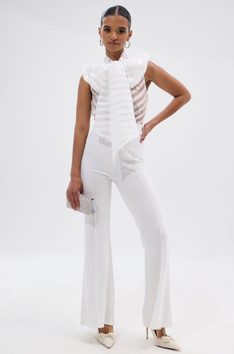 ◆boohoo◆ ボクシー ビーユー プライドタンク / white Boxy shirt with pleats, optical white | Sportmax