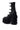 The AZALEA WANG SPREENE FRILL LACE PUMP IN BLACK features a dramatic gothic chic look with chunky platform heels, ruffled lace at the heel and front, ankle cut-out straps, and a side zipper.