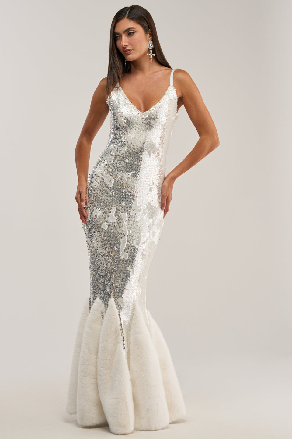 embellished maxi dress for wedding Opulent Moment Embellished Maxi Dress