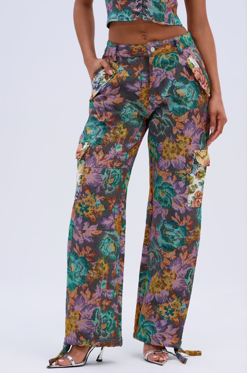 LOGAN SQUARE JACQUARD CARGO PANT – AKIRA