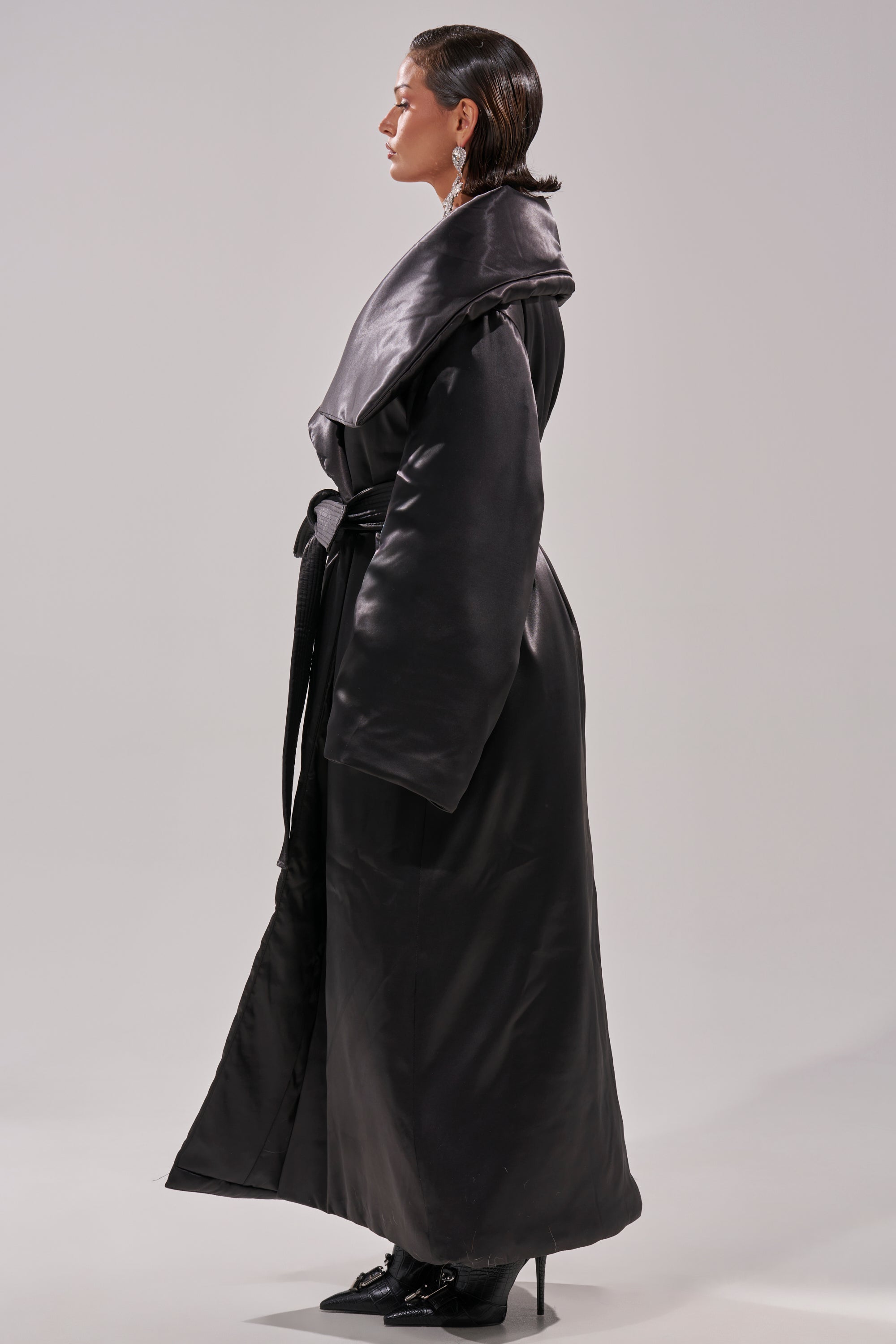 ジャケット・アウター aere vintage satin coat aere vintage satin coat 38 - メルカリ