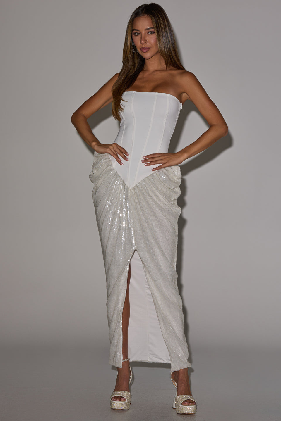 sequin corset maxi dress Azazie 2026 Corset Lace Up A-Line Prom Dress Red Gown