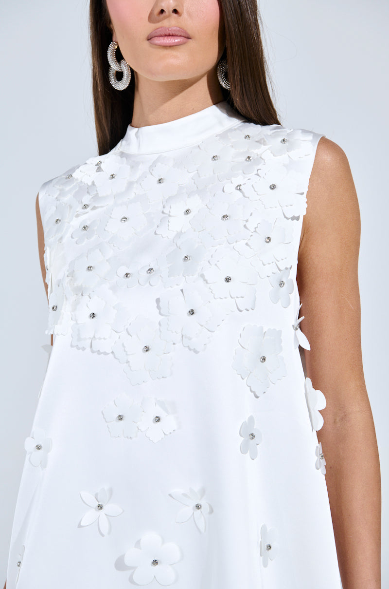 strapless sequin mini dress Rone Mini Dress in Silver Chrome Sequin main image 0