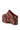 A close-up of the AZALEA WANG TEATREE RED SNAKE FLATFORM CLOGS showcasing a vivid faux snakeskin pattern. The design incorporates shades of red, black, and tan, with a textured finish that mimics snake scales. The shoe features a rounded toe, an elevated platform heel, and a Comfort Cushion insole for enhanced comfort.