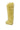 The AZALEA WANG TEMPLETON LIME POODLE FUR OVER THE KNEE BOOT, covered in shaggy, curly yellow faux fur, is displayed against a plain white background.