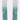 The REBRAND EARRING features long tassel fringe with rectangular tops and strands that fade from white to teal in a bold blue ombre gradient, making a striking statement.