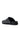 The AZALEA WANG TRAVERSE BLACK CLOG is a black slide sandal made of faux leather with a flat sole and multiple silver studs on the upper. It is displayed on a white background in side and partial top views.