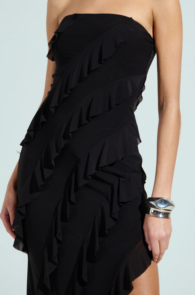 sachin and babi light blue dress Rare Black Tube Dress