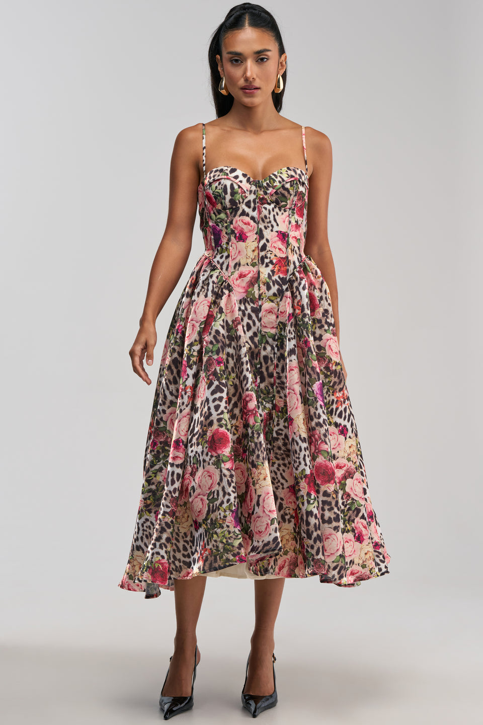 AKIRA Colette Maxi Dress | Brown