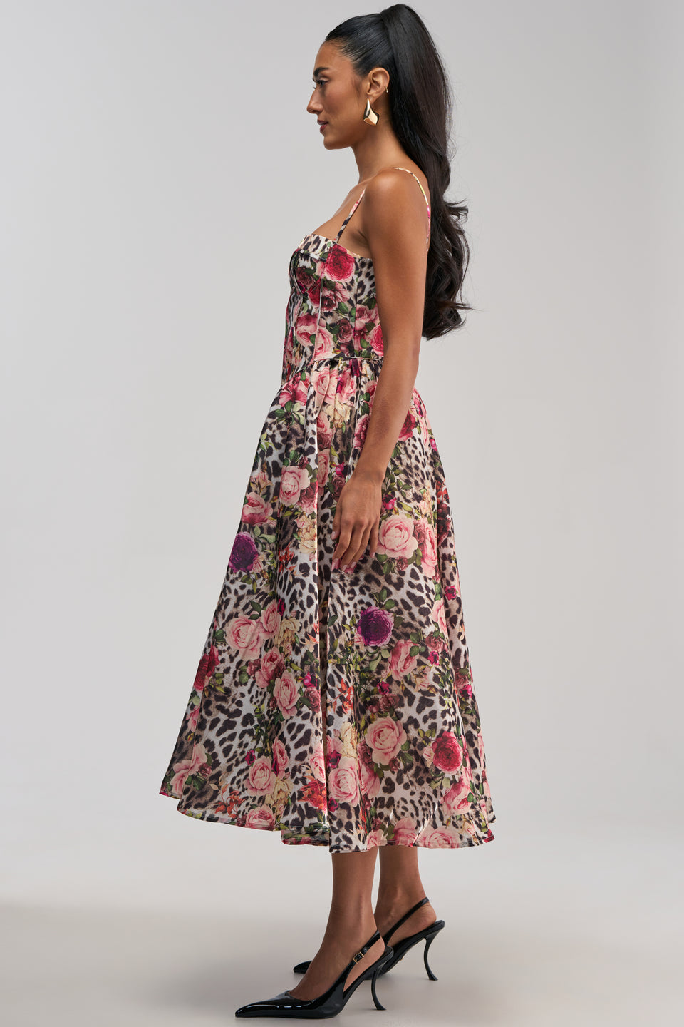 AKIRA Colette Maxi Dress | Brown