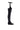 The AZALEA WANG WESTLANN BLACK PU CHAP BOOT is a stylish black thigh-high boot in faux leather, featuring a pointed toe, low block heel, and adjustable top strap with buckle for a secure fit.
