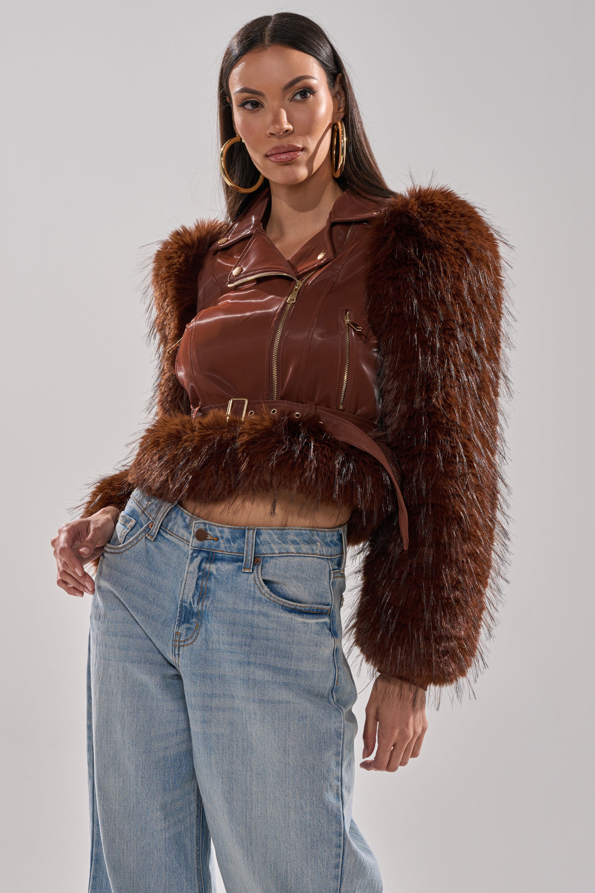 SPEND IT ALL FUR TRIM MOTO – AKIRA