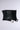 The BUCKLE UP PU BELT is a black leather corset offering a western charm with silver decorative buckles on a plain white background, smooth paneling, and a curved silhouette to enhance your style.