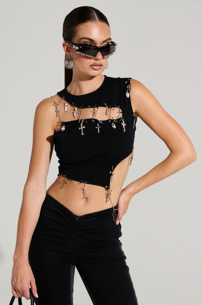 トップス Kirakira tops set black s YPA-240523BLACK1_grande.jpg?v=