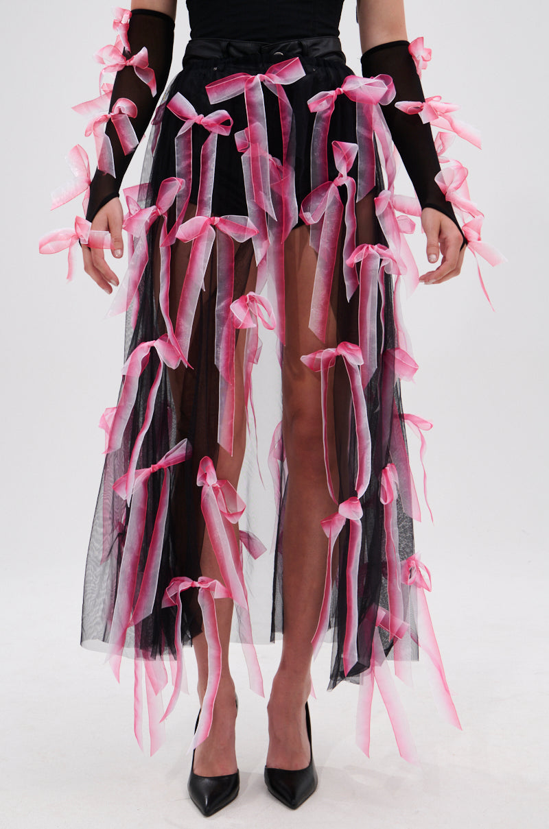 BOW DOWN BOW SKIRT BELT – AKIRA