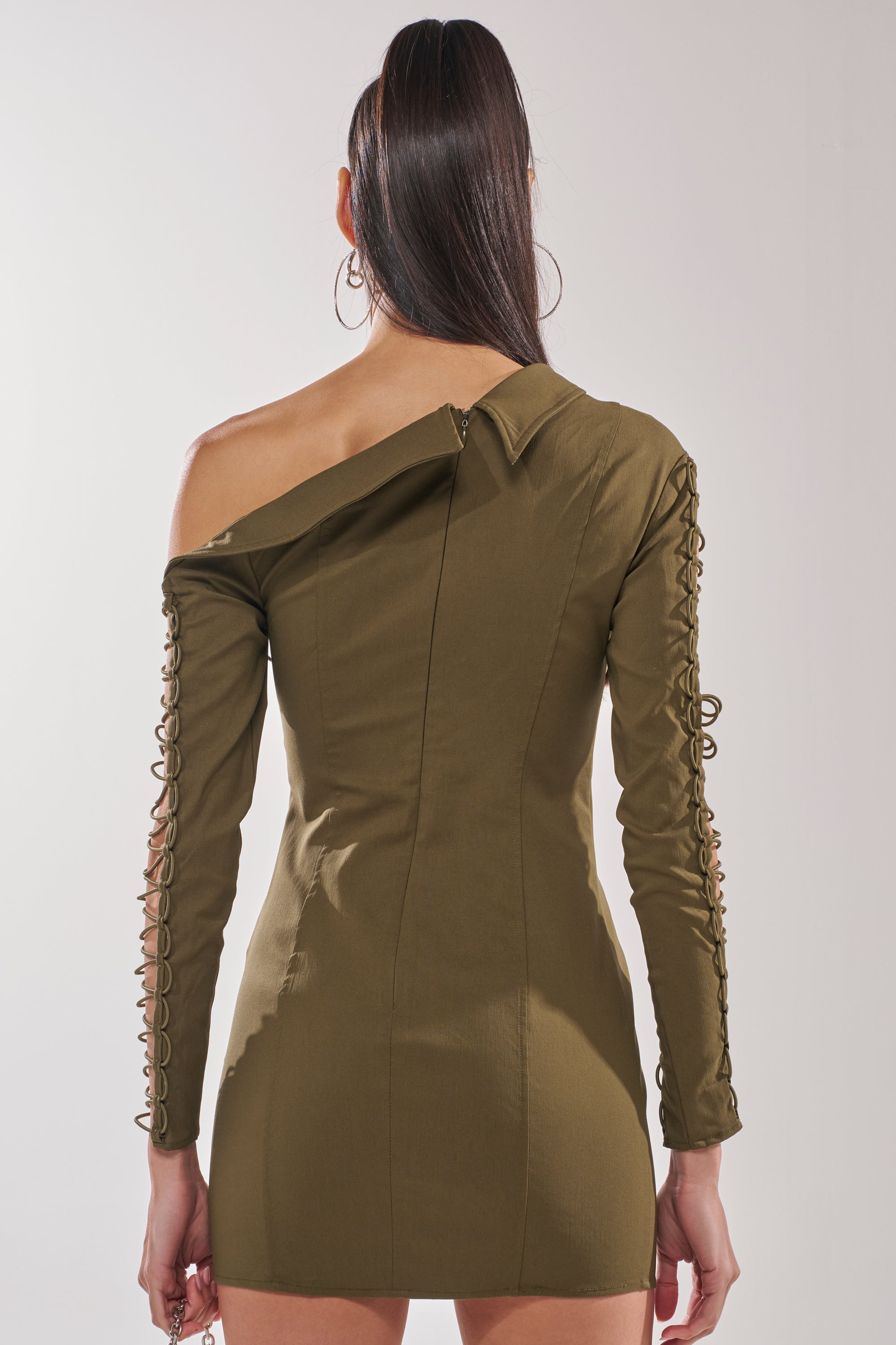 AKIRA Laced Up Mini Dress