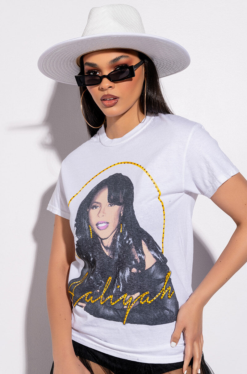 AALIYAH RHINESTONE TSHIRT view 0