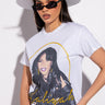 Front View Aaliyah Rhinestone Tshirt