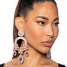 Front View Ab Baby Earring