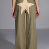 Front View Abbi Wide Leg Pant