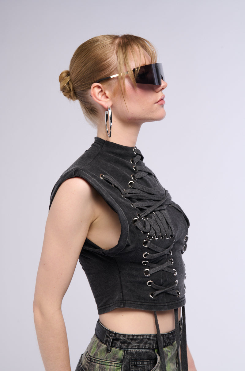 Back View Able To See Me Strappy Top
