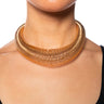 Front View Above All Coiled Choker