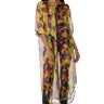 Front View Abstract Floral Duster