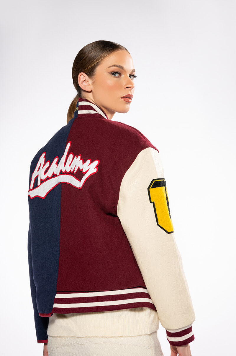 Side View Academy Bomber With Detachable Trench