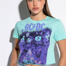 Front View Acdc Graphic Tshirt