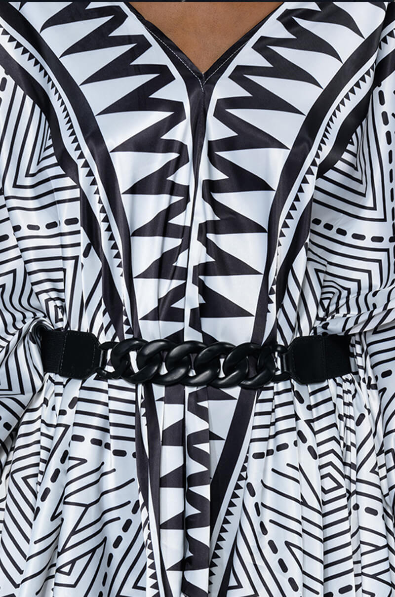 Front View Act Up Stretch Chain Belt